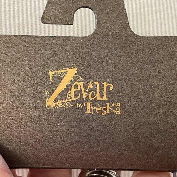 Zevar By Treska Necklace Silver Glass Beads Multicolor Statement Piece Boho NWT! - Picture 8 of 11